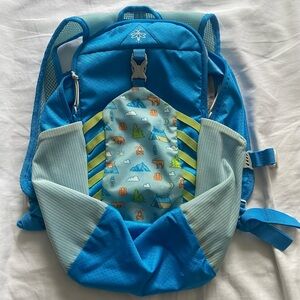 Kids Blue Adventure Backpack with Outdoor Print